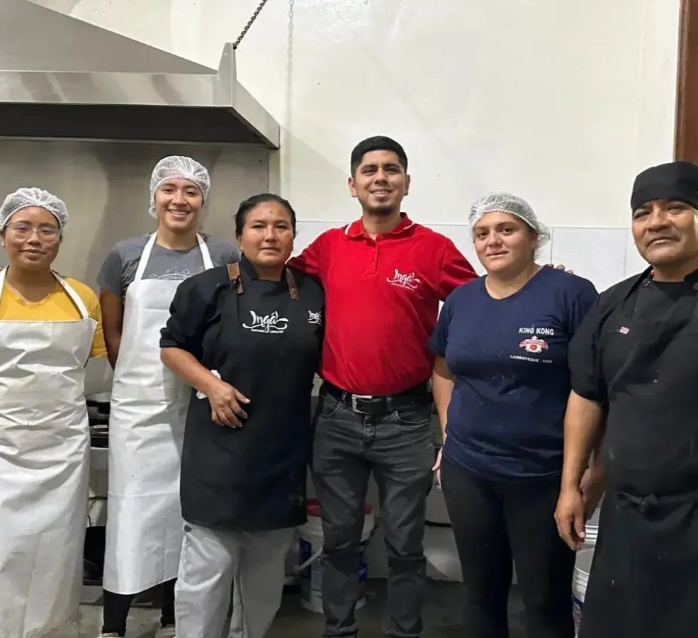 Equipo de cocina del restaurante Ingá Gastronomía Lambayecana