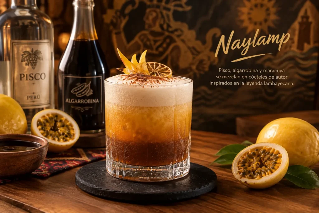 Cóctel Naylamp de Pisco y Maracuyá